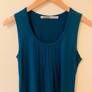 Athleta Drop Waist Dress Teal EUC Sz M